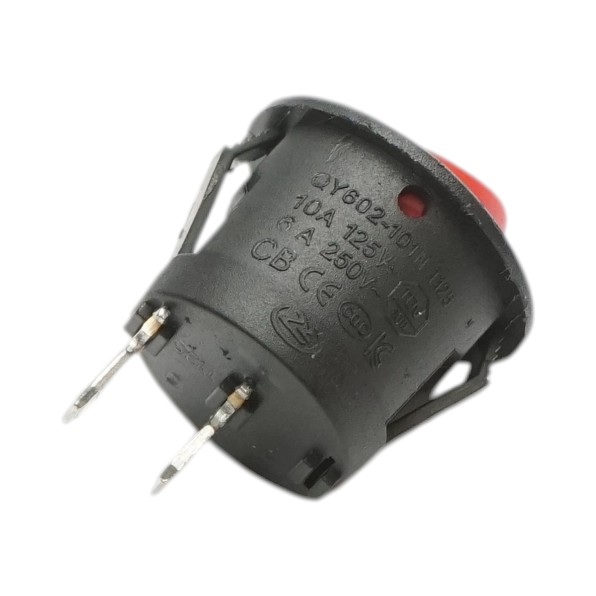 Buton intrerupator ON/OFF cu 2 pini 250V AC/6A universal - imagine 3