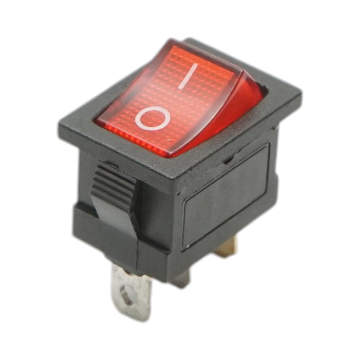 Buton intrerupator LED 250V AC/6A, cu 3 pini ON/OFF universal