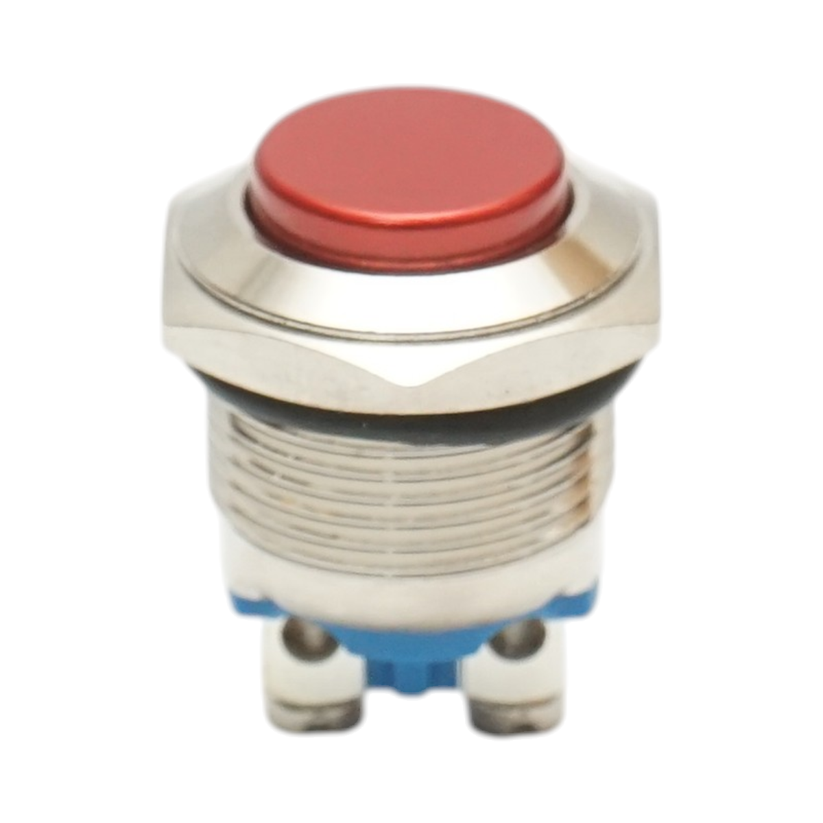 Buton pornire metalic rosu 12-24V/10A universal ON/OFF 16x19.2mm