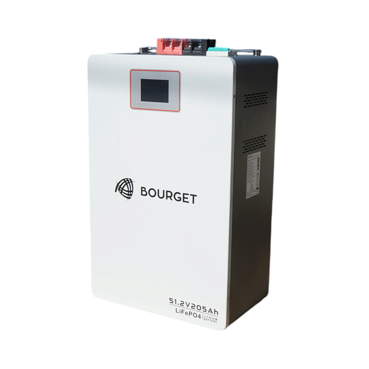 Baterie Li-ion 10.5kW LiFePO4 51.2V, 205Ah cu BMS, deep cycle, display LCD IP54 Bourget