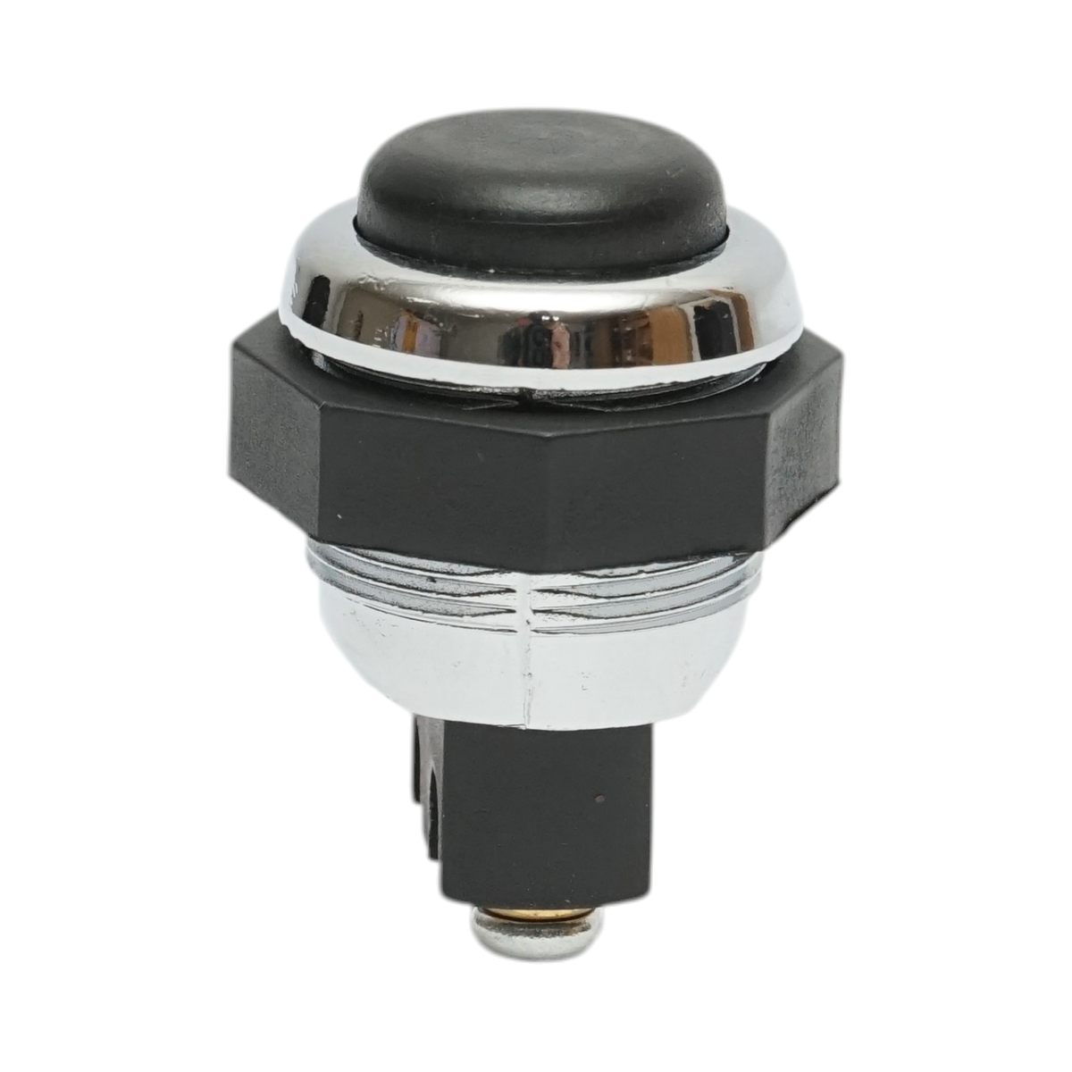 Buton pornire 12V/10A–24V/5A negru cu 2 pini universal - imagine 2