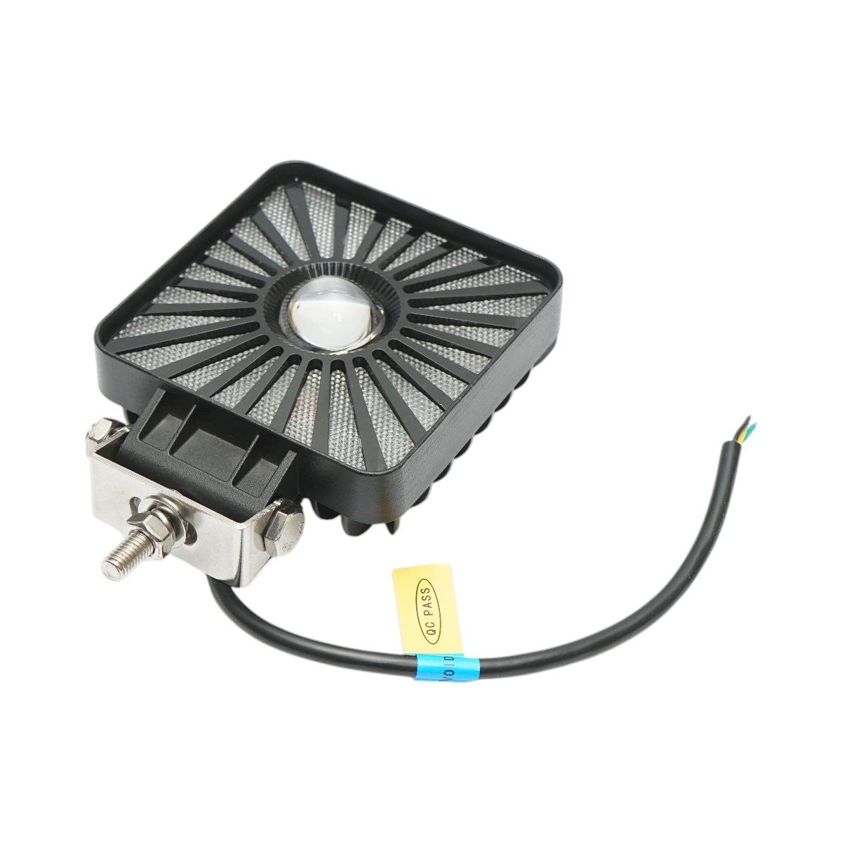 Proiector patrat LED cu DRL 9-36V, 18W alb-rosu-galben, carcasa aluminiu 103x103x40mm IP68 Breckner Germany - imagine 4