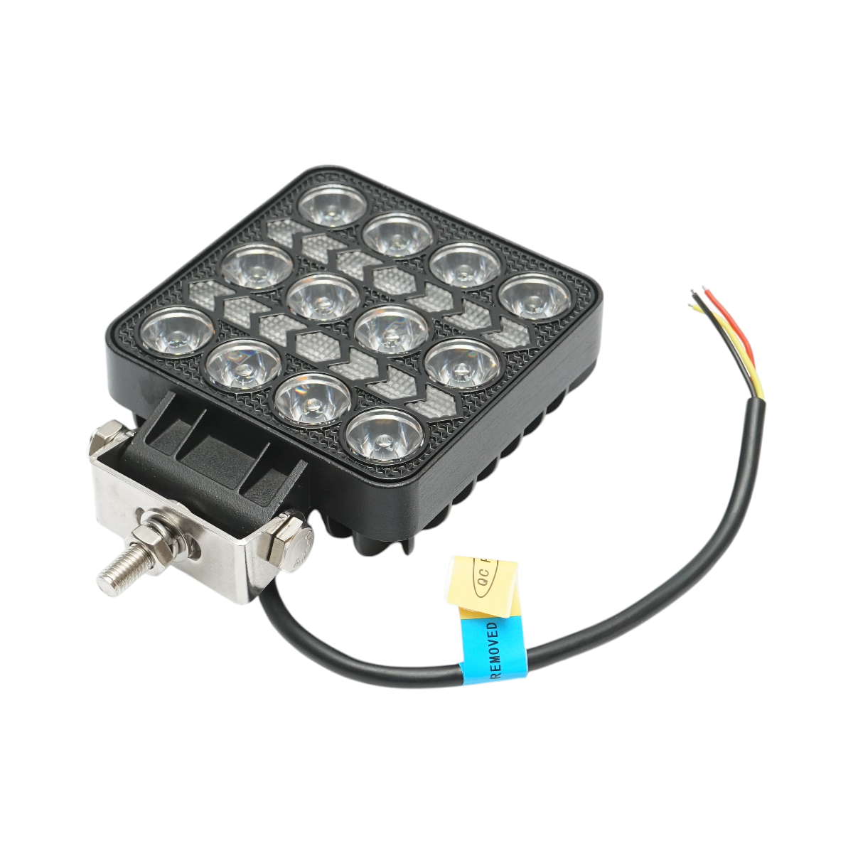 Proiector patrat LED cu DRL 9-36V, 14W alb-galben, carcasa aluminiu 103x103x40mm IP68 Breckner Germany - imagine 4