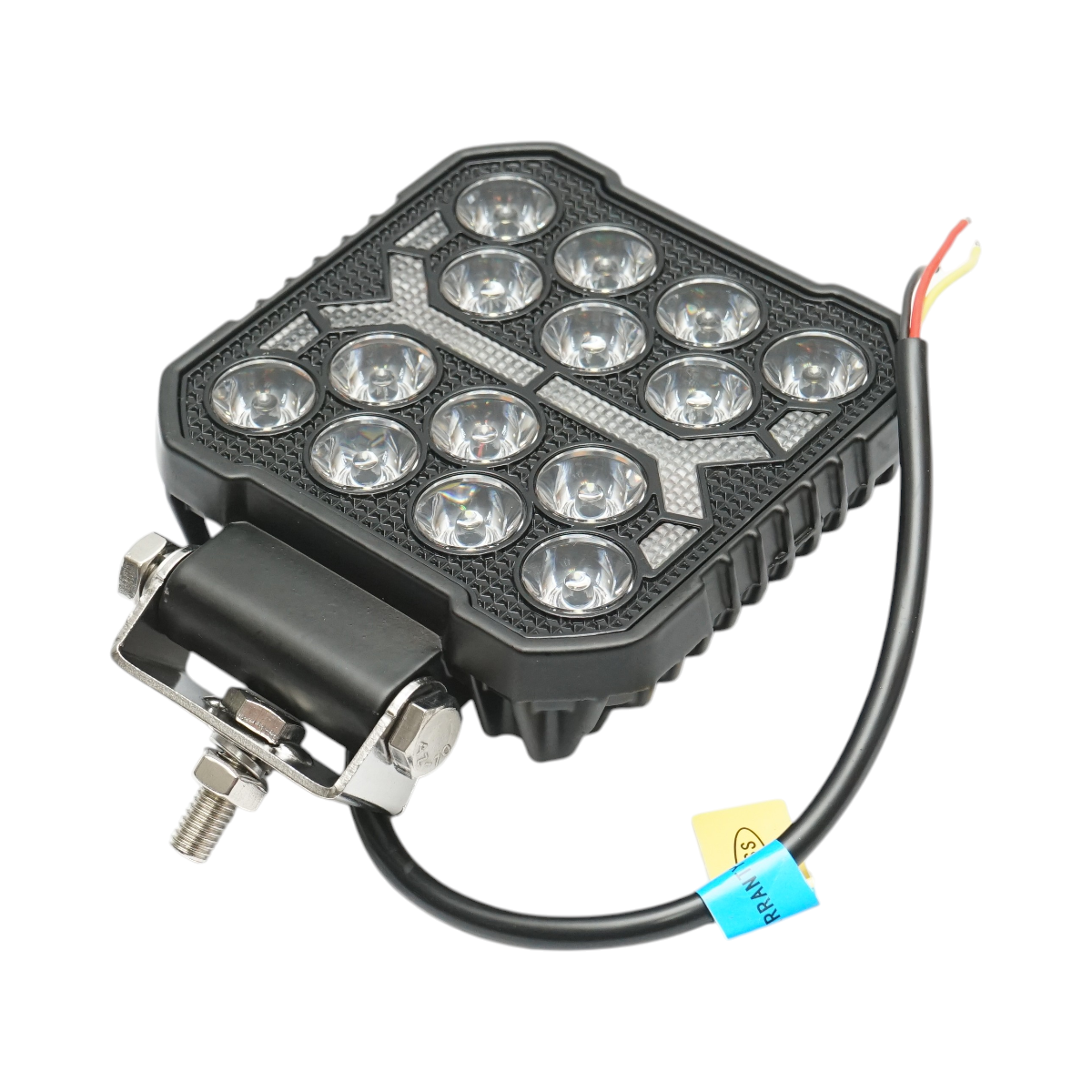 Proiector patrat LED cu DRL 9-36V, 16W alb-galben, carcasa aluminiu 108x108x33mm IP68 Breckner Germany - imagine 4