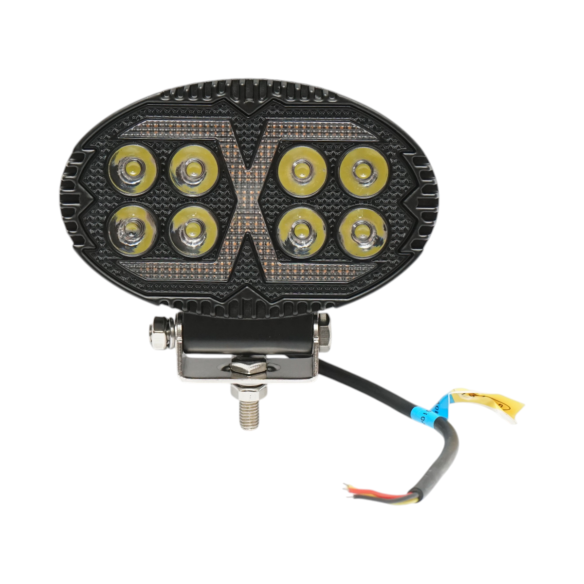 Proiector oval LED cu DRL 9-36V, 19W alb-galben, carcasa aluminiu 140x90x45mm IP68 Breckner Germany