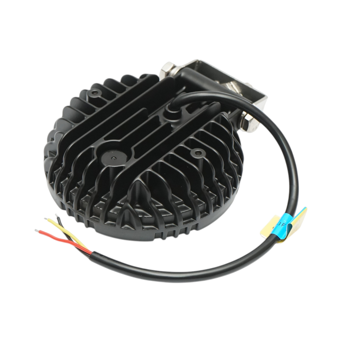 Proiector rotund LED cu DRL 9-36V, 19W alb-galben, carcasa aluminiu 108x108x38mm IP68 Breckner Germany - imagine 5