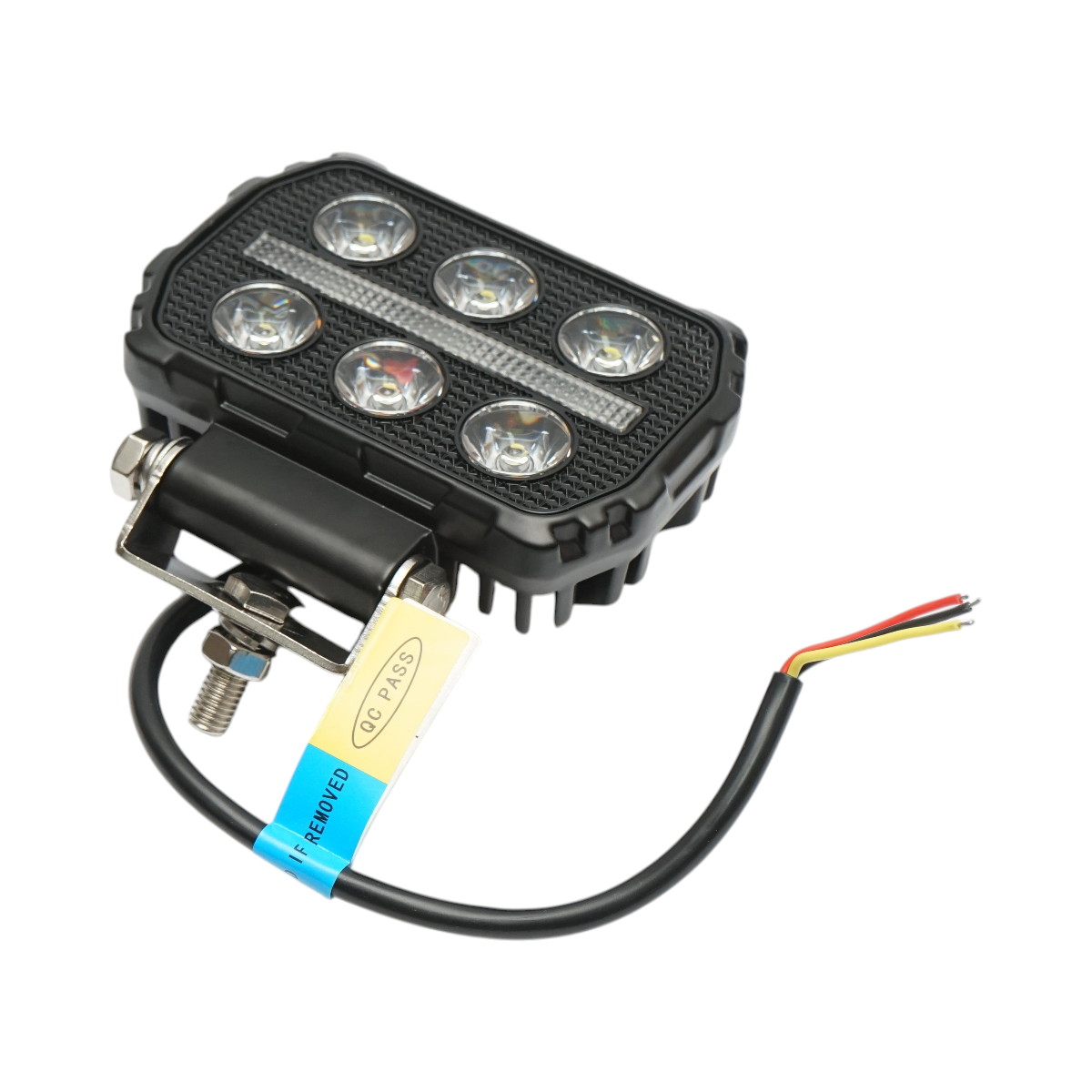 Proiector dreptunghiular LED cu DRL 9-36V, 28W alb-galben, carcasa aluminiu 112x75x45mm IP68 Breckner Germany - imagine 4