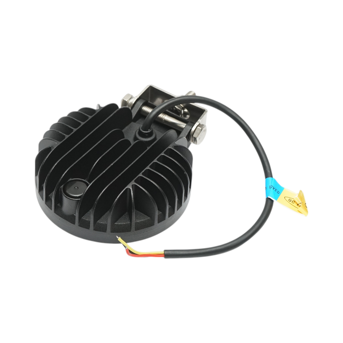 Proiector rotund LED cu DRL 9-36V, 16W alb-galben, carcasa aluminiu 108x108x40mm IP68 Breckner Germany - imagine 5