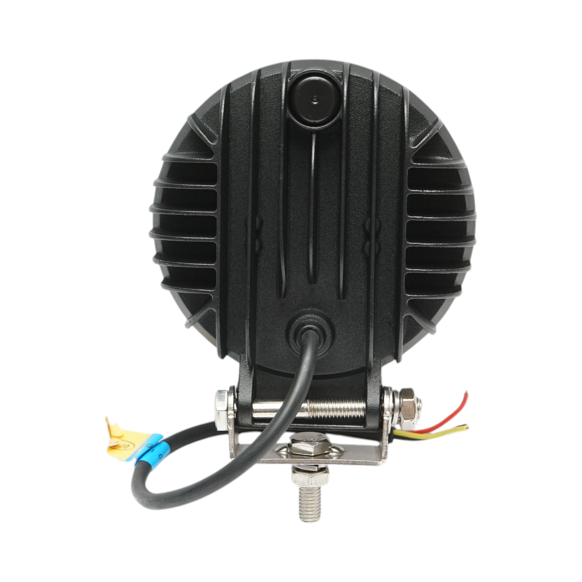 Proiector rotund LED cu DRL 9-36V, 16W alb-galben, carcasa aluminiu 108x108x40mm IP68 Breckner Germany - imagine 3