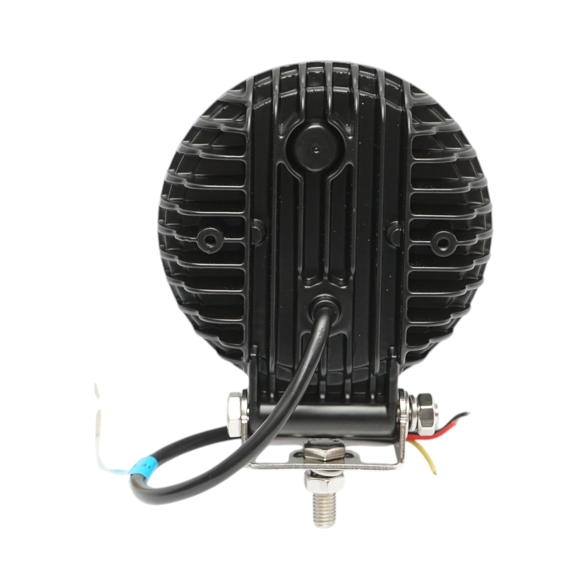 Proiector rotund LED cu DRL 9-36V, 19W alb-galben, carcasa aluminiu 108x108x38mm IP68 Breckner Germany - imagine 3