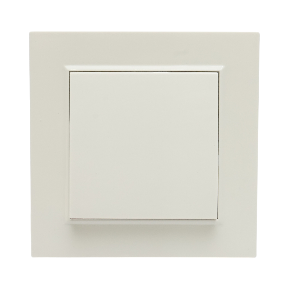 Intrerupator cap scara alb incastrat 220V, 10AX, ABS 80x80mm - imagine 2