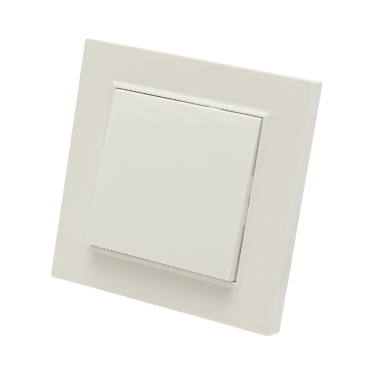 Intrerupator cap scara alb incastrat 220V, 10AX, ABS 80x80mm