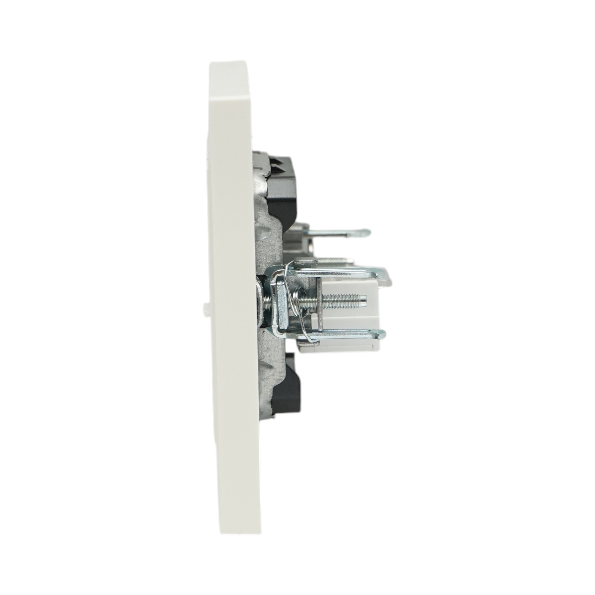 Priza internet RJ45 alba incastrata ABS 80x80mm - imagine 5