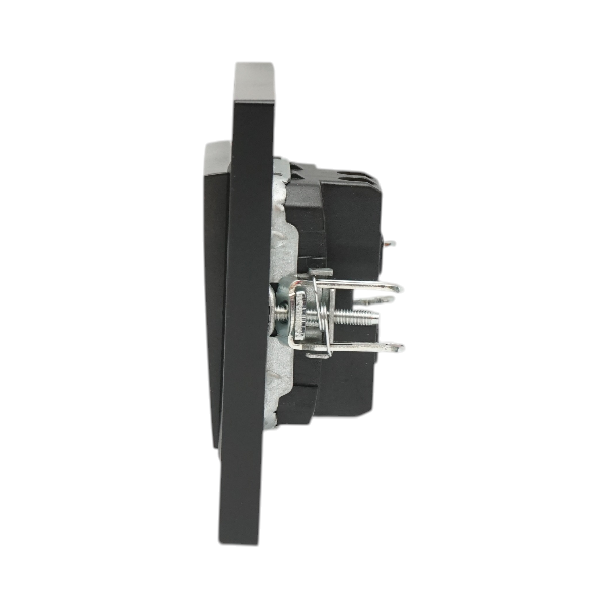 Intrerupator cap scara negru incastrat 220V, 10AX, ABS 80x80mm - imagine 5