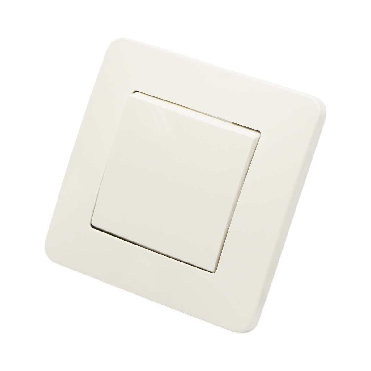 Intrerupator cap scara alb incastrat 220V, 10AX, PC 80x80mm