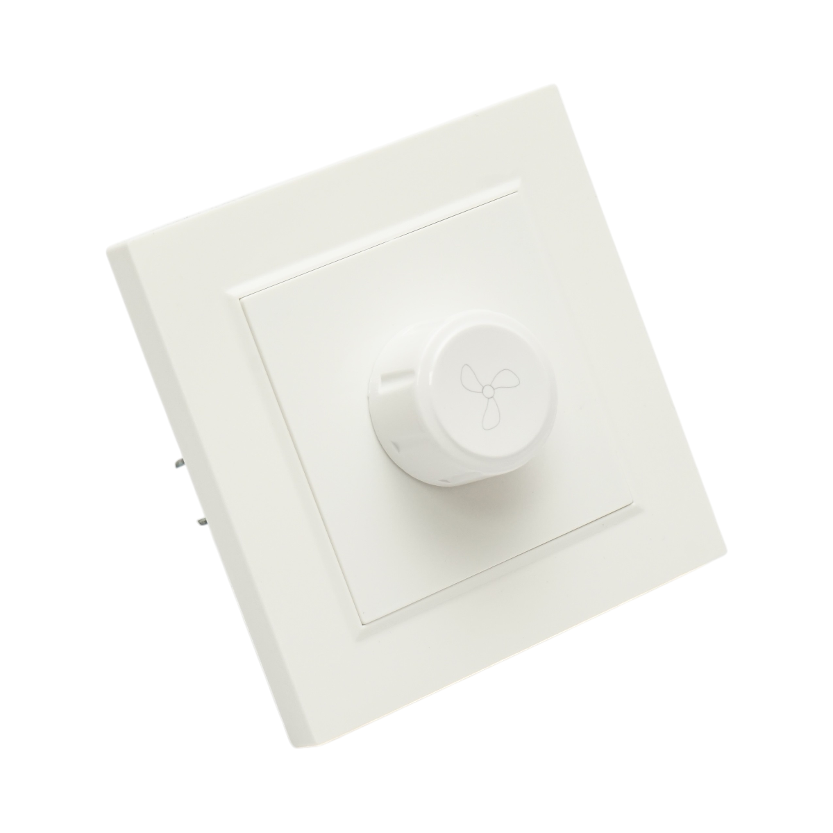 Variator de tensiune ventilator alb incastrat 500W, 220V, ABS 80x80mm - imagine 4