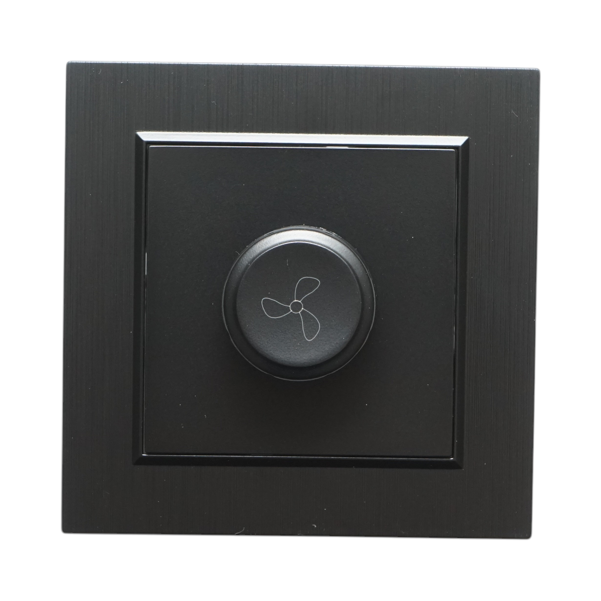 Variator de tensiune ventilator negru incastrat 500W, 220V, ABS 80x80mm - imagine 2