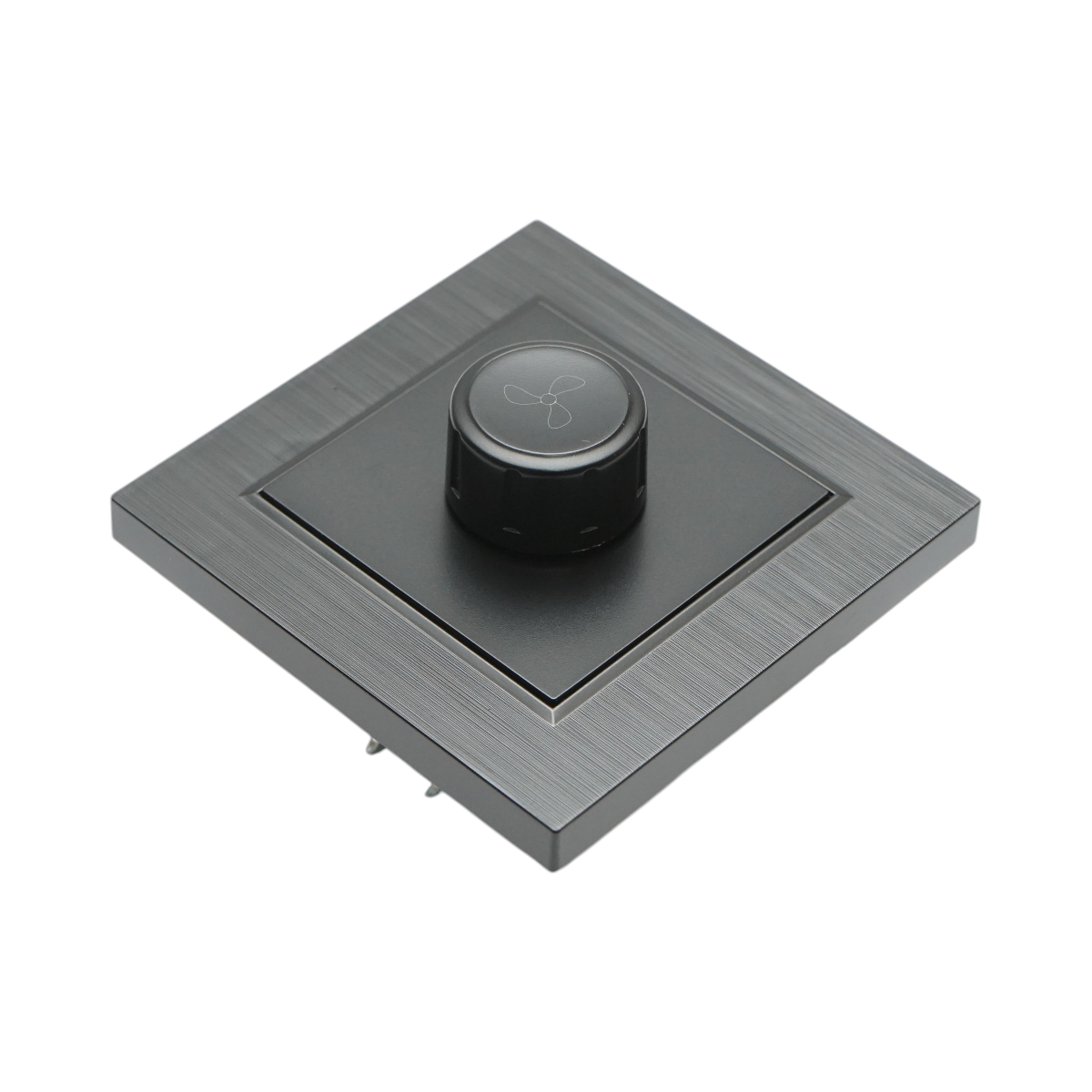 Variator de tensiune ventilator negru incastrat 500W, 220V, ABS 80x80mm - imagine 4