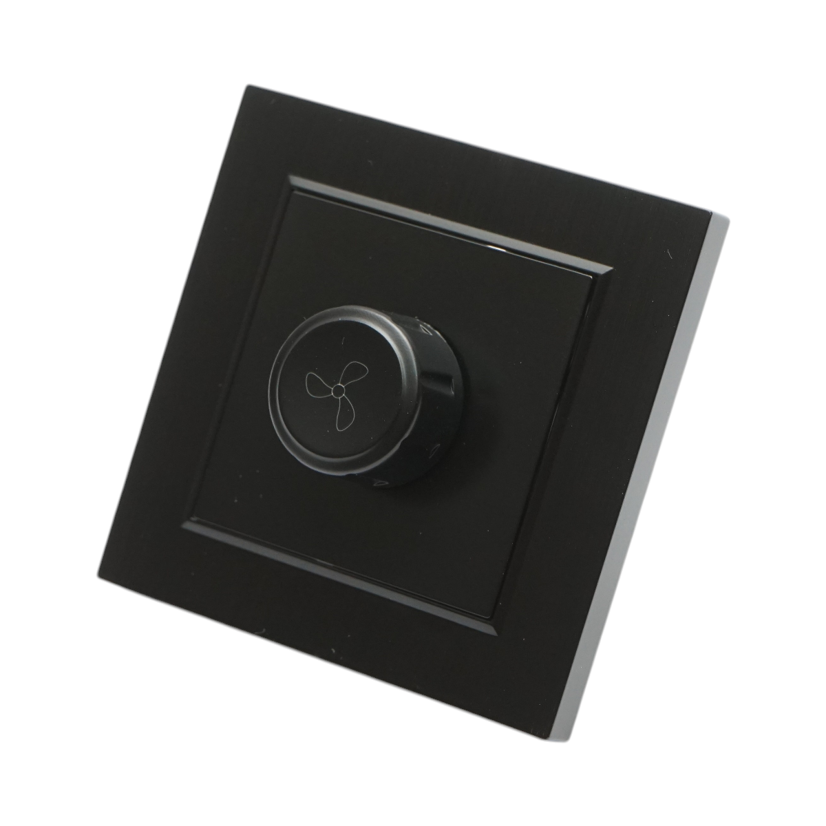 Variator de tensiune ventilator negru incastrat 500W, 220V, ABS 80x80mm