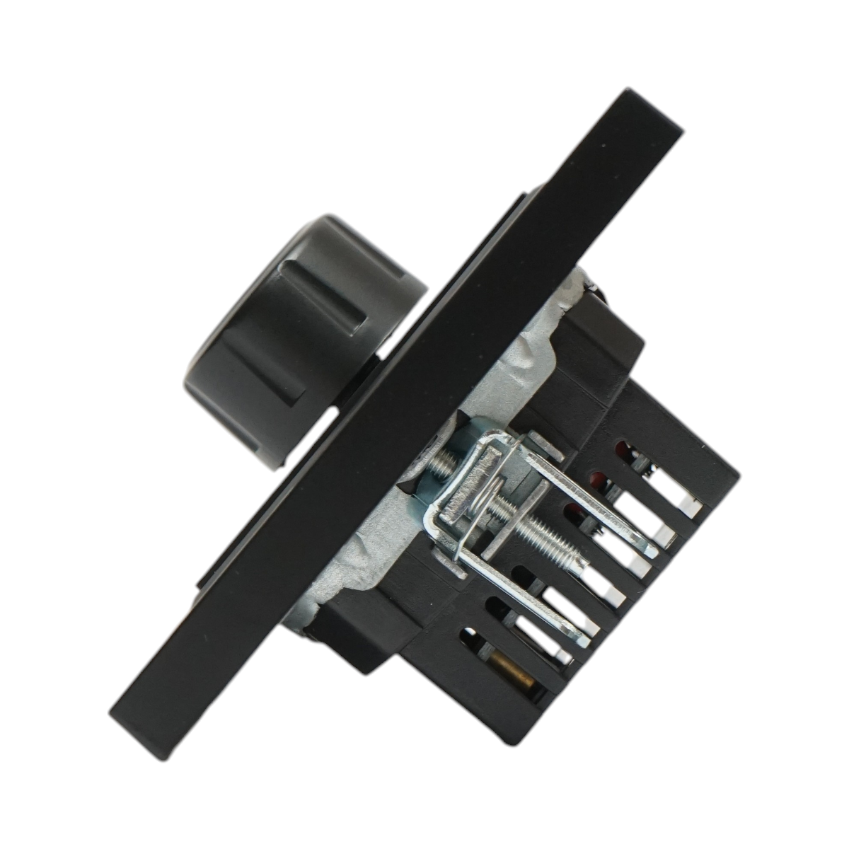 Variator de tensiune ventilator negru incastrat 500W, 220V, ABS 80x80mm - imagine 5