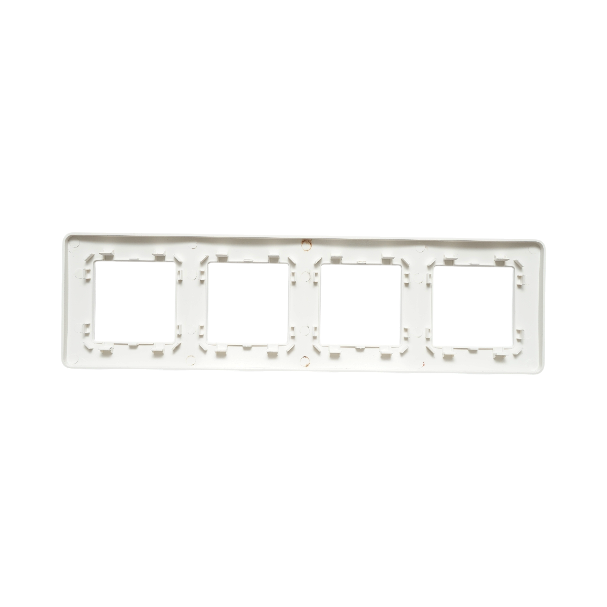 Rama cvadrupla alba PC priza si intrerupator 300x83mm - imagine 2