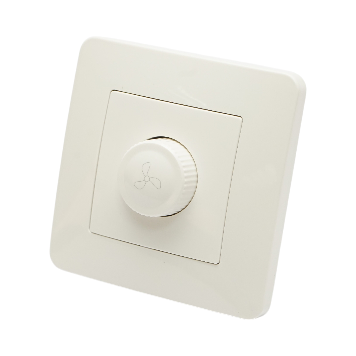 Variator de tensiune ventilator alb incastrat 500W, 220V, PC 80x80mm