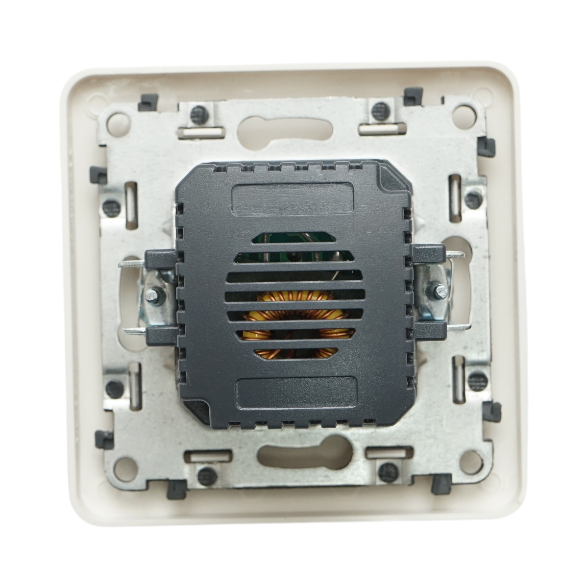 Variator de tensiune ventilator alb incastrat 500W, 220V, PC 80x80mm - imagine 3