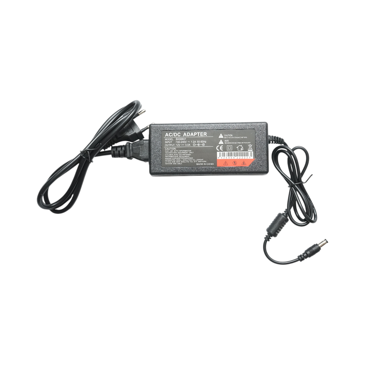 Adaptor alimentator 12V 3A AC/DC universal, mufa jack 2.1x5.5x10mm Breckner Germany - imagine 3