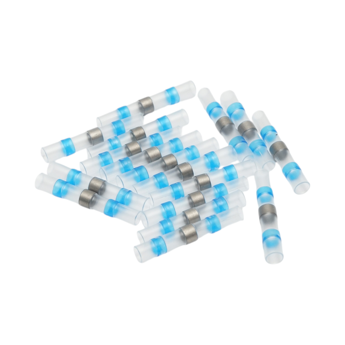 Set 50 conectori termocontractabili cu inel de cositor 1.5-2.5mm2 Leader