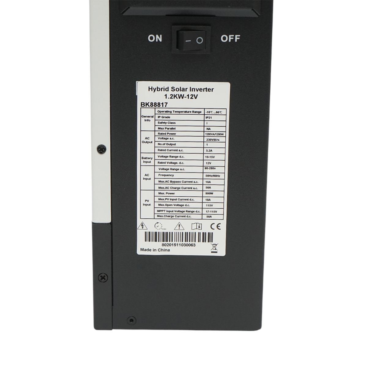 Invertor solar hibrid 1.2kW, 12V, MPPT 50A, monofazic, OFF-GRID Breckner Germany - imagine 4