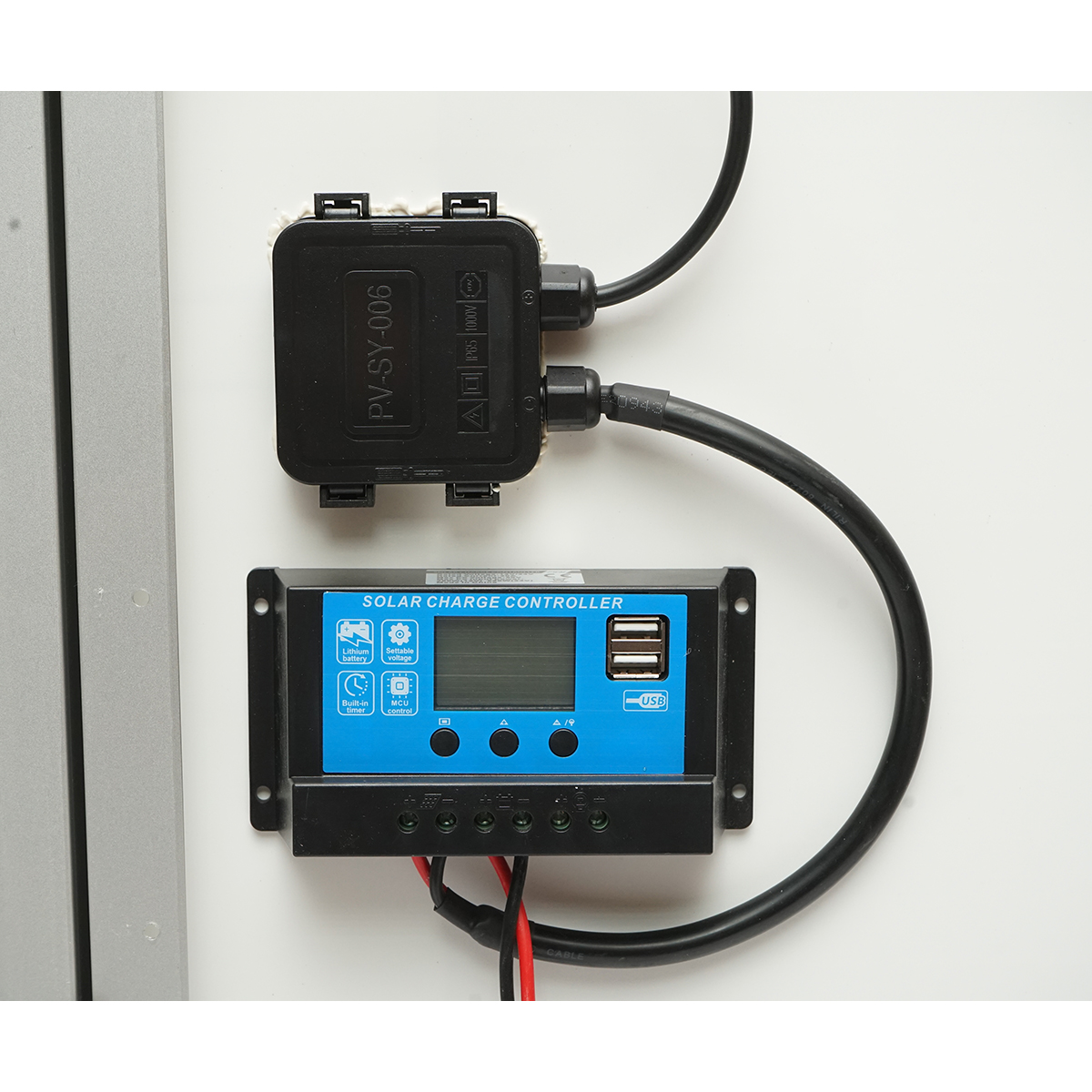 Panou solar 240W portabil fotovoltaic monocristalin tip valiza cu regulator tensiune 12/24V, 20Ah 2xUSB Breckner Germany - imagine 10