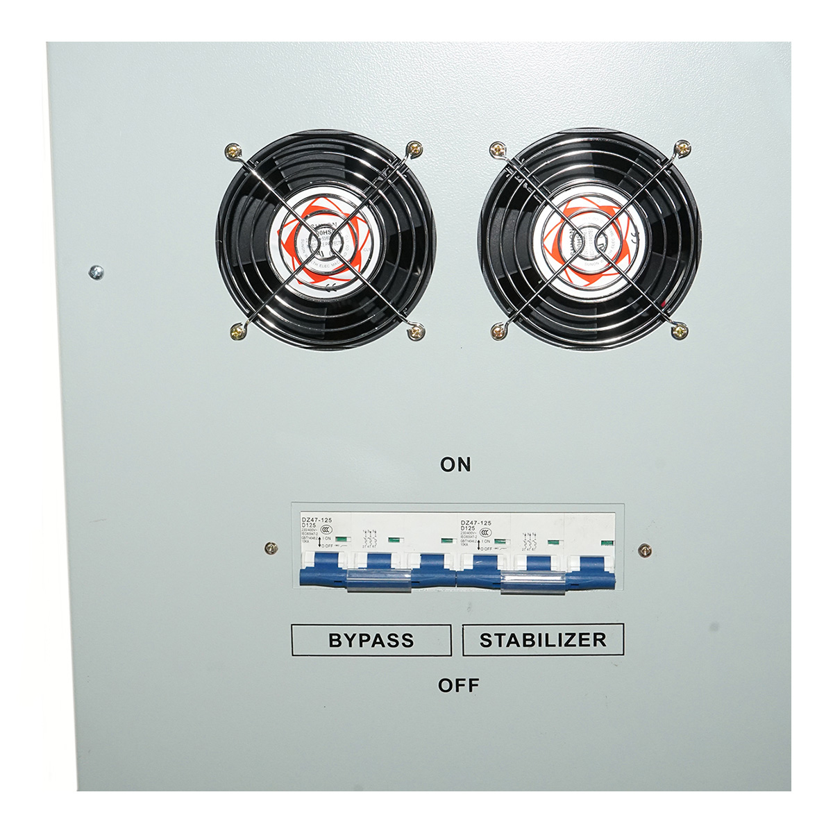 Stabilizator automat de tensiune 100KVA trifazat cu servomotor, bypass, afisaj LCD Breckner Germany - imagine 8