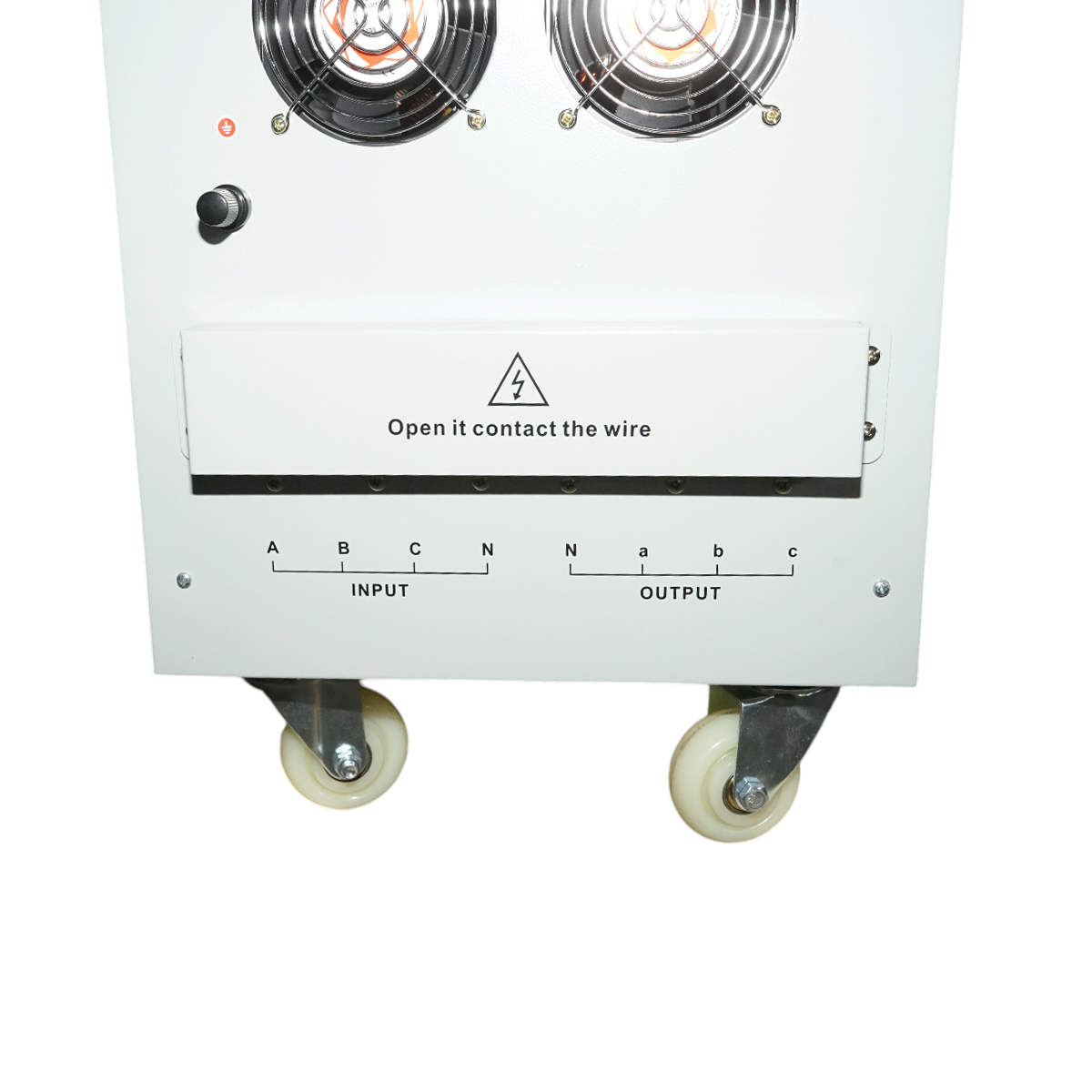 Stabilizator automat de tensiune 60KVA trifazat cu servomotor, bypass, afisaj LCD Breckner Germany - imagine 9