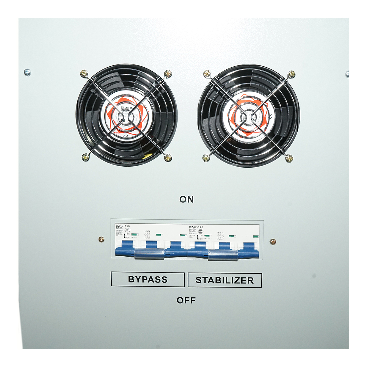 Stabilizator automat de tensiune 60KVA trifazat cu servomotor, bypass, afisaj LCD Breckner Germany - imagine 8