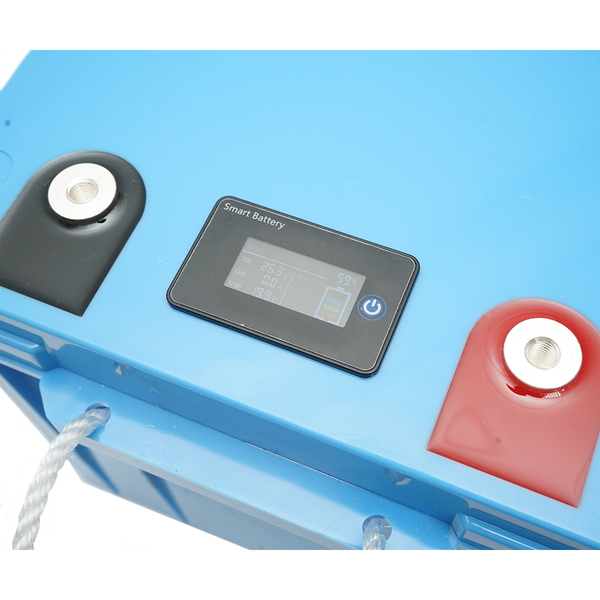 Baterie Li-ion 2.56kW LiFePO4 25.6V, 100Ah cu BMS, Bluetooth, LCD display si protectie temperatura IP54 Bourget - imagine 6