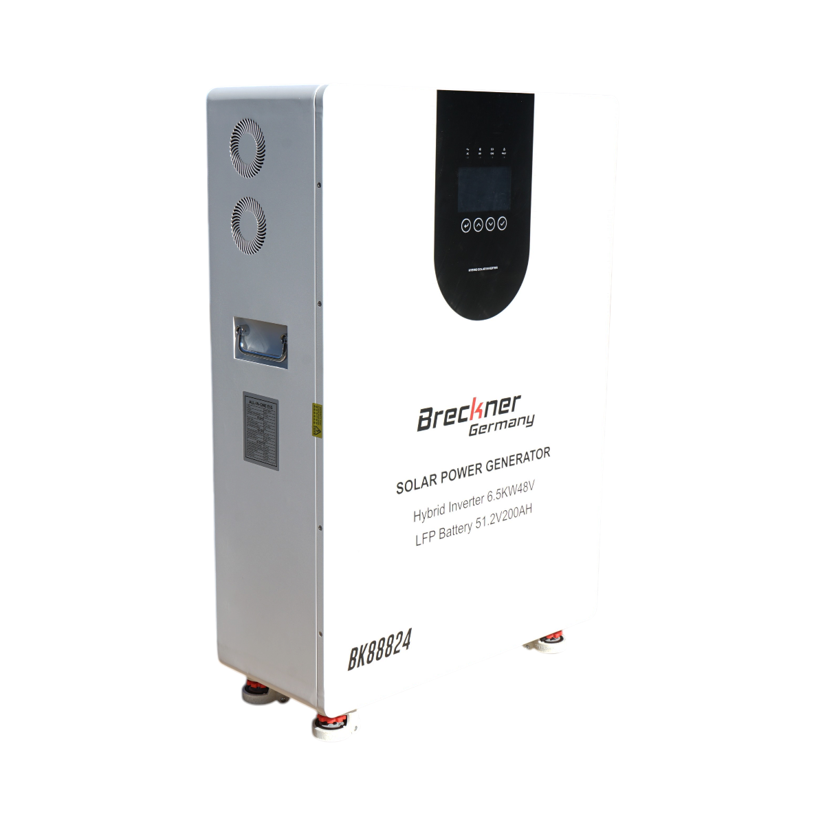 Sistem solar fotovoltaic All-in-One cu invertor hibrid 6.5kW, 48V ON/OFF GRID monofazic, baterie integrata 10.24kWh Li-ion 51.2V 200Ah Breckner Germany - imagine 3