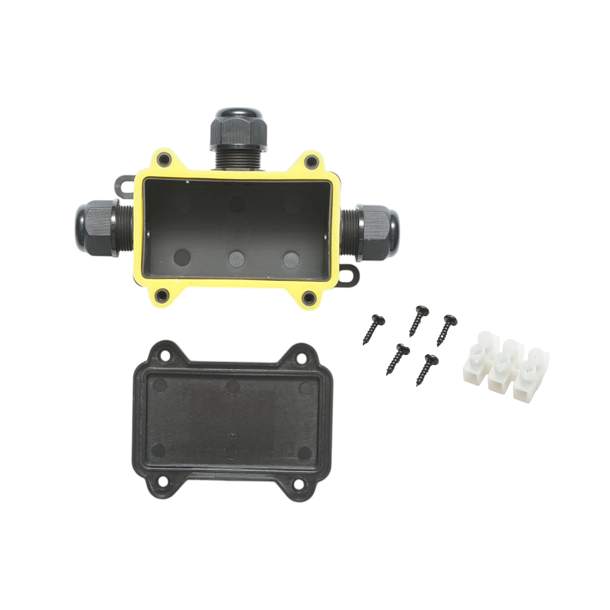 Doza derivatie etansa cu presetupe 41A 450V AC, 3 intrari 3-10mm IP68 Longroad - imagine 3