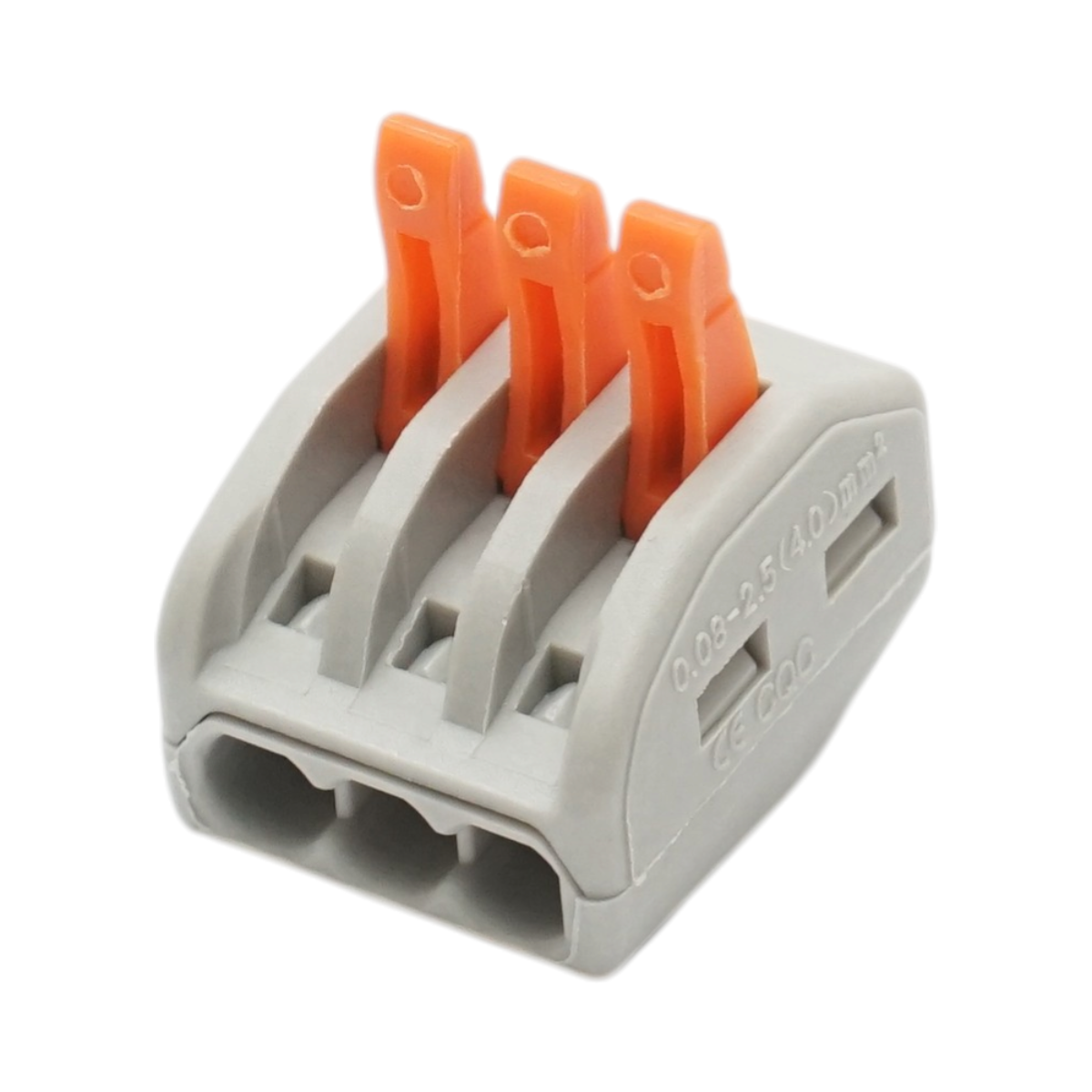 Conector rapid cablu electric 3P, 0.08-4mm, 32A, 250V Longroad - imagine 3