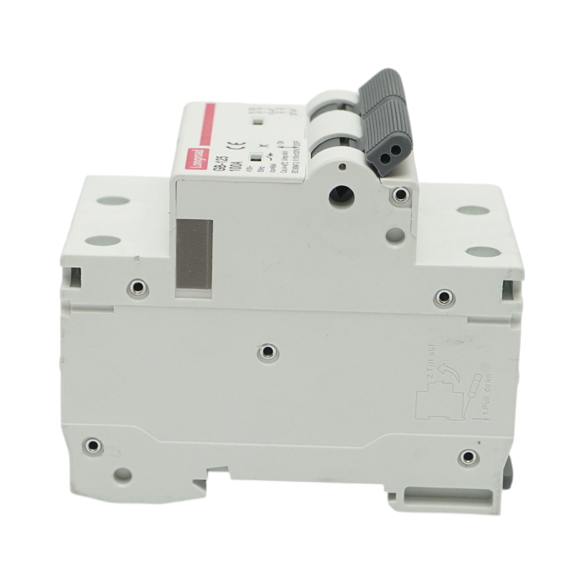 Siguranta automata intrerupator MCB 2P, 100A, 415VAC, 6kA Longroad - imagine 4