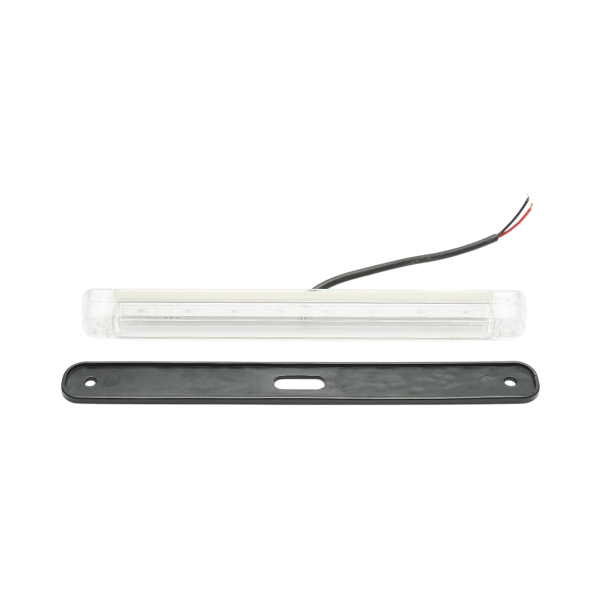 Lampa gabarit laterala LED slim 12-24V alba 16 LED-uri 235x26.5x21mm Breckner Germany - imagine 2