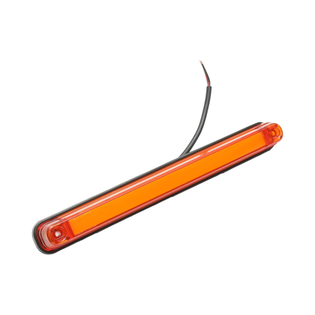 Lampa gabarit laterala LED NEON 12-24V galbena slim 235x26.5x21mm Breckner Germany - imagine 3