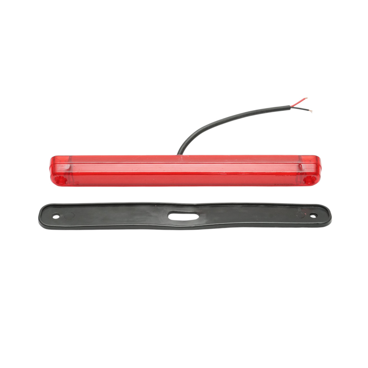 Lampa gabarit laterala LED NEON 12-24V rosie slim 235x26.5x21mm Breckner Germany - imagine 2