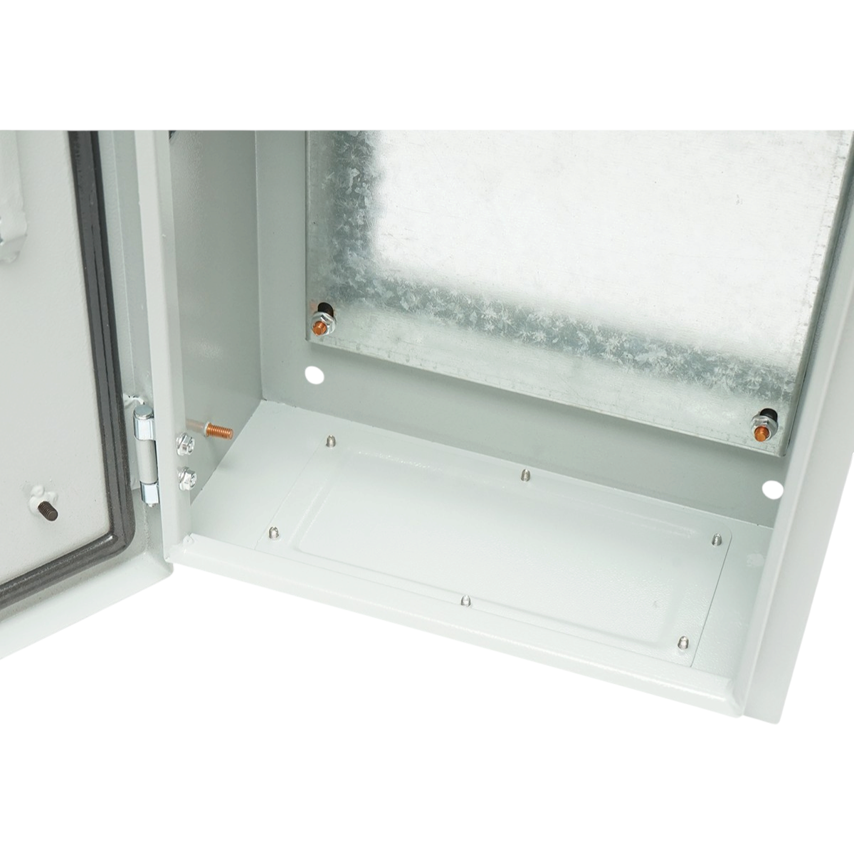 Tablou electric metalic exterior cu contrapanou 400x300x150mm IP65 Longroad - imagine 7