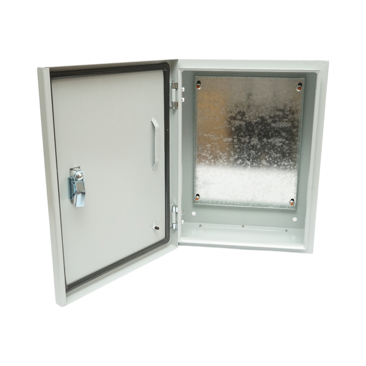 Tablou electric metalic exterior cu contrapanou 400x300x150mm IP65 Longroad - imagine 2