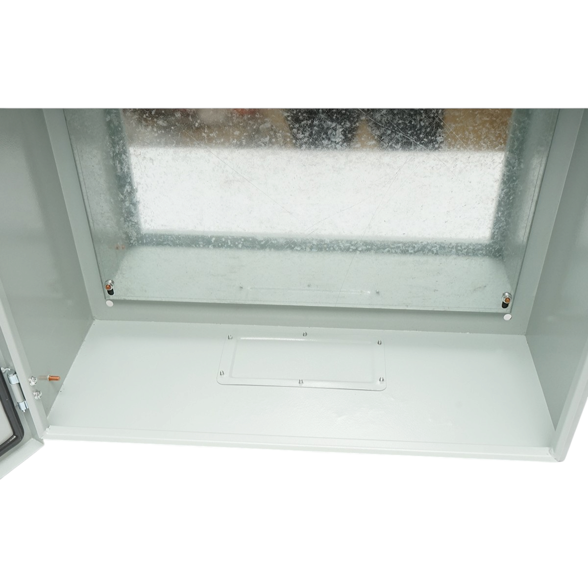 Tablou electric metalic exterior cu contrapanou 600x600x250mm IP65 Longroad - imagine 7