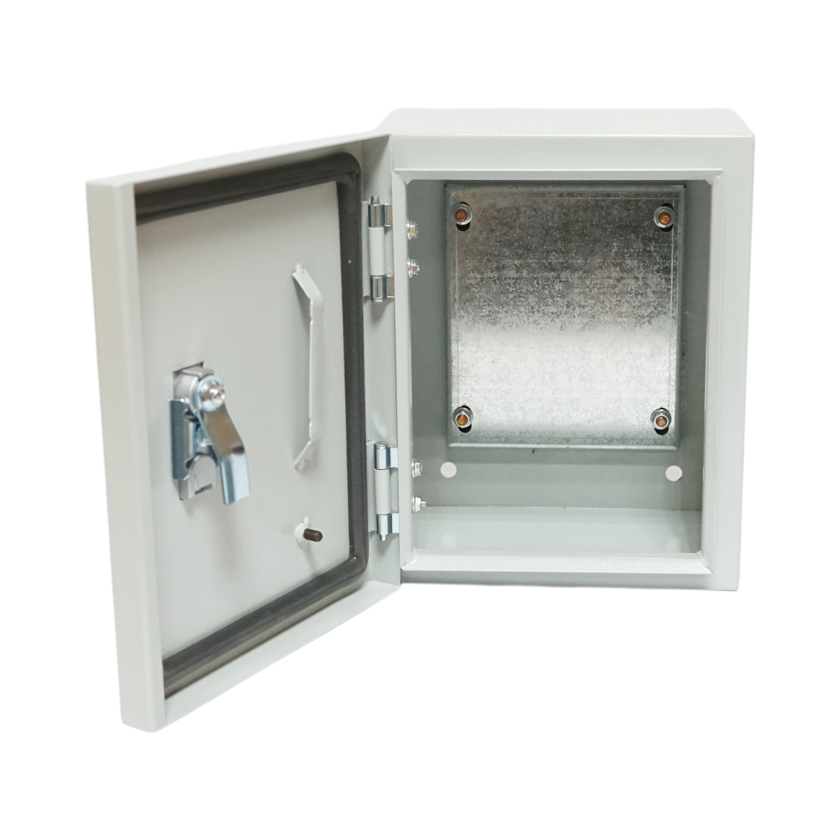 Tablou electric metalic exterior cu contrapanou 250x200x150mm IP65 Longroad - imagine 2