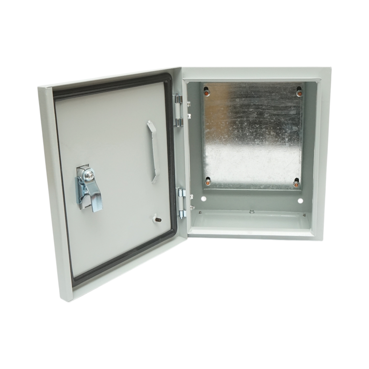 Tablou electric metalic exterior cu contrapanou 300x250x150mm IP65 Longroad - imagine 2