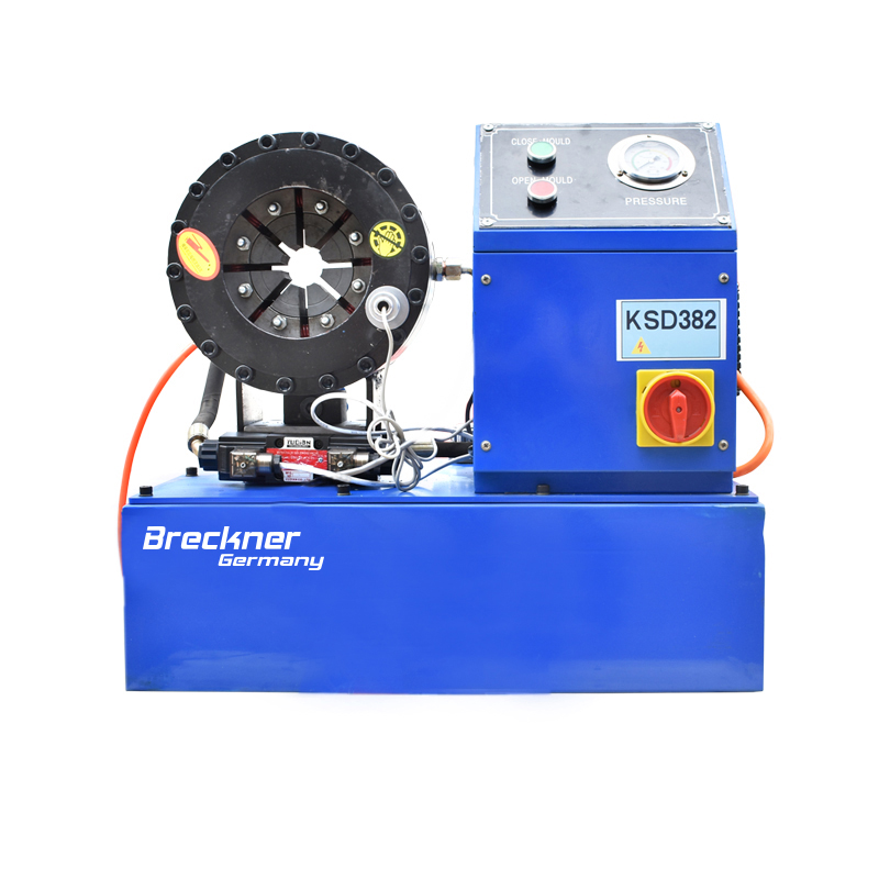 Masina de sertizat furtunuri hidraulice fi 6-38mm 3kW, 220V cu schimbare rapida Breckner Germany - imagine 2