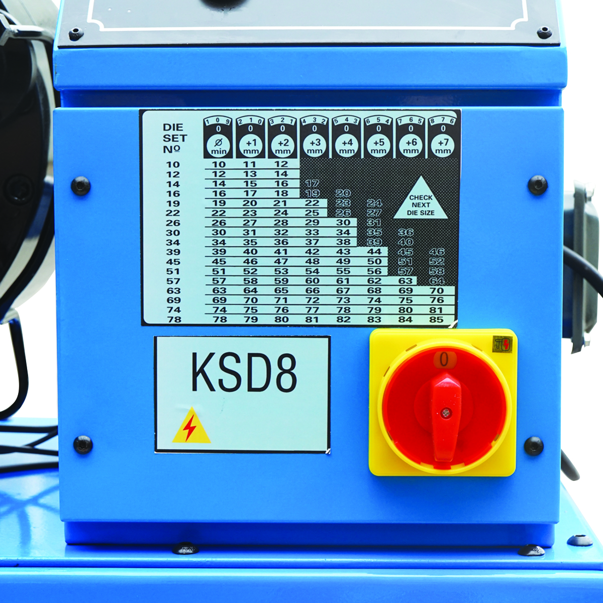 Masina de sertizat furtunuri hidraulice fi6-51mm 220V 3kW cu schimbare rapida Breckner Germany - imagine 8