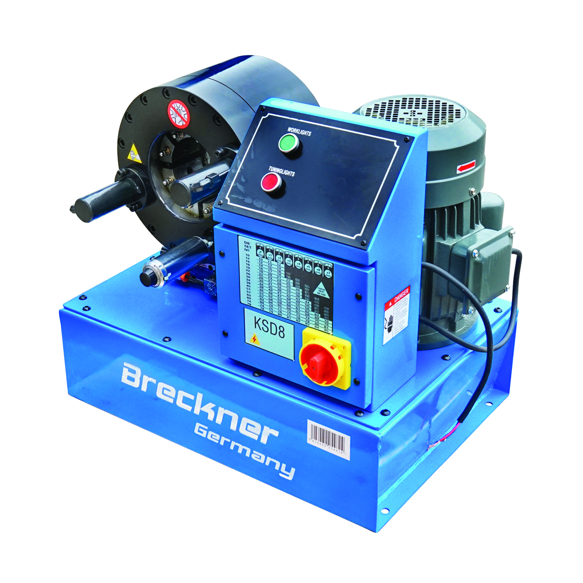 Masina de sertizat furtunuri hidraulice fi6-51mm 220V 3kW cu schimbare rapida Breckner Germany - imagine 2